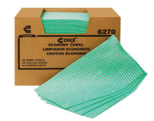 6270 GREEN CHIX ECONOMY LIGHT TOWEL, 150/Case - W2605